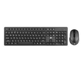 კლავიატურა 2Е Combo keyboard and mouse MK420 WL Black 2E-MK420WB