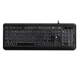 კლავიატურა 2E Keyboard KS120 USB Black 2E-KS120UB