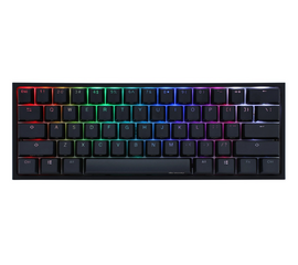 კლავიატურა Ducky Keyboard One 2 Mini Cherry Black RGB LED Black-White DKON2061ST-ARUPDAZT1