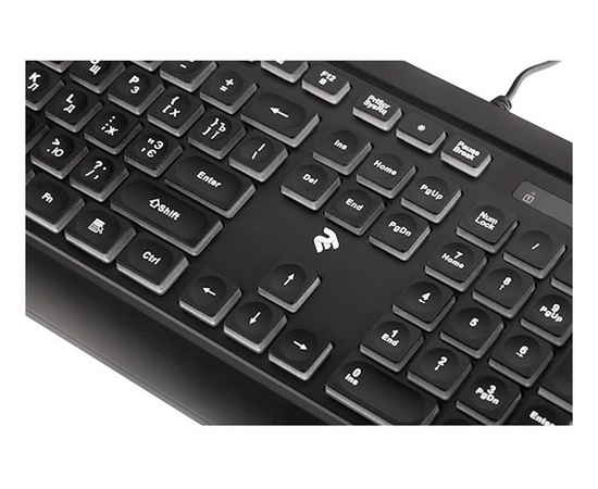 კლავიატურა 2E Keyboard KS120 USB Black 2E-KS120UB