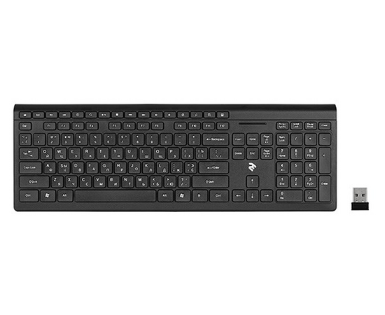 კლავიატურა Keyboard 2E KS210 Slim WL Black 2E-KS210WB