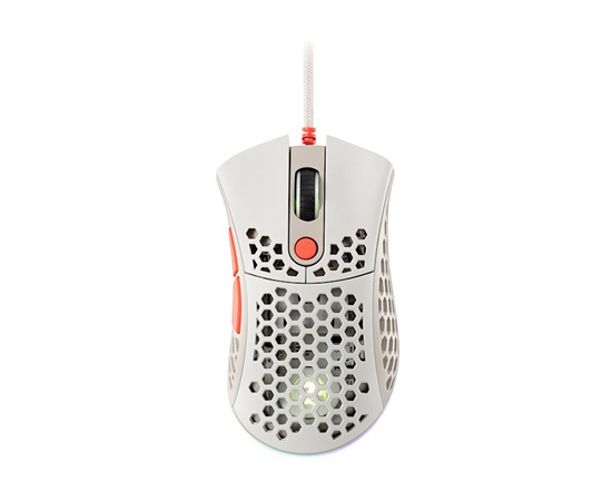 მაუსი 2E GAMING Mouse HyperSpeed Lite, RGB Retro white 2E-MGHSL-WT
